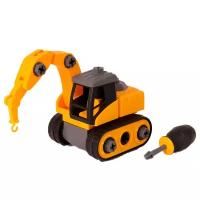 Игрушечные машинки и техника Welltoy WT-1013 Гусеничный кран