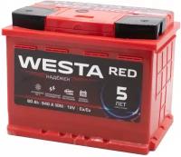 Автомобильный аккумулятор WESTA RED 60 640 Обратная Казахстан
