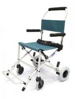 Кресло-каталка инвалидная алюминиевая складная 800-858-J, ширина сиденья 40 см