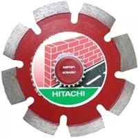 HITACHI Диск алмазный отрезной HTC-773054, 125х2x22,2 CA, сегментир., по кирпичу, асфальту, свежему бетону