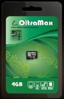 Карта памяти OltraMax MicroSDHC 4GB Class 4