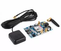 GSM/GPRS + GPS + Bluetooth Shield SIM808 с антеннами