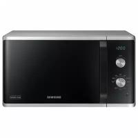 SAMSUNG Микроволновая печь SAMSUNG MG23K3614AS/BW, объем 23 л, мощность 800 Вт, механическое управление, гриль, серебро