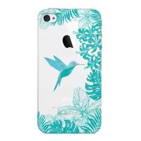 Чехол и защитная пленка для Apple iPhone 4/4S Deppa Art Case Jungle колибри