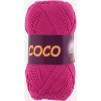 Пряжа vita cotton coco, 100% хлопок, 50гр/240м 3885 фуксия