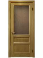 Ульяновские двери шпон/Двери Люксор Шпон/Атлантис-2 до - Дуб натуральный 2000x600
