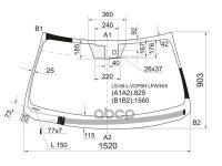 Стекло Лобовое С Обогревом Щеток + Дд Lexus Ls460/460l/600hl 06-17 XYG арт. LS-06-L-VCPSH LFW/H/X