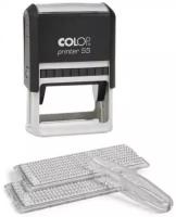 Самонаборный штамп Colop Printer 55 Set-F пластик черный