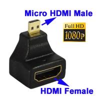 Адаптер угловой Micro HDMI M - HDMI F