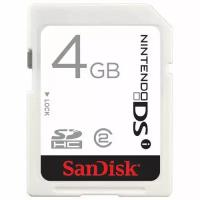 Внешний носитель информации SDHC SanDisk 4Gb, only for NINTENDO DS