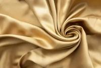 Ткань вискоза для шитья золотистая (твил)