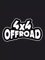 Наклейка на авто Off road 4x4 20x11 см