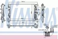 Радиатор CHEVROLET AVEO 1.6/1.8 11- AT NISSENS 61715