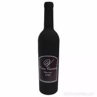 Подарочный винный набор сомелье в виде бутылки 32 см, 5 в 1 (черный Vino Verona)
