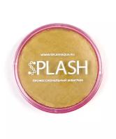 Аквагрим "SPLASH" золотой