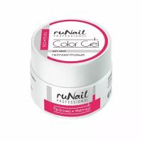 RuNail Цветной УФ-гель для наращивания ногтей 7,5 г купить в makeupmarket.ru (с перламутром, Красный жемчуг)