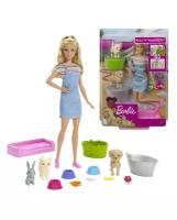 Игровой набор "Кукла Барби и домашние питомцы" Barbie