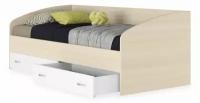 Кровати для подростков Наша мебель Кровать Уника 90 с матрасом ГОСТ 2000x900