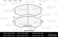 Колодки Торм. Хенде/Хендай/Hyundai Elantra/Matrix/Sonata/Ssangyong Rexton Перед. Lowmetallic Miles арт. E400423