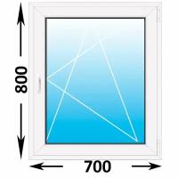 Пластиковое окно Melke одностворчатое 700x800 (ширина Х высота) (700Х800)