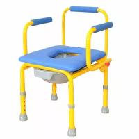 Стул-кресло с санитарным оснащением для детей Мега-оптим FS813 (S)