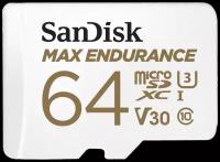 Карта памяти SanDisk Max Endurance microSDXC 64Gb (Цвет: White)