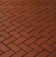 Тротуарная плитка, бордюр Vandersanden - Goerlitz, красный, 200x100x45 - Клинкерная тротуарная брусчатка