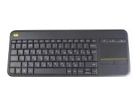 Клавиатура Logitech Wireless Touch Keyboard K400 Plus Black 920-007147