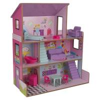 Кукольный дом KidKraft деревянный, "Лолли", с мебелью, 10 предметов, для кукол 12 см
