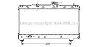 Радиатор системы охлаждения Ava TO2141