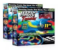 Гоночная трасса Magic Tracks 440 светящаяся Mega Set - 440 деталей