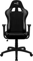 Кресло Aerocool AC100 AIR All Black, черное, до 150 кг