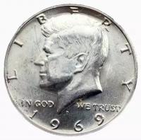 США 50 центов 1969 года