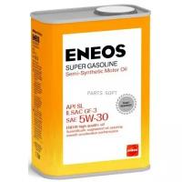 масло моторное eneos super gasoline sl 5w-30 полусинтетическое 0,94 л oil1358