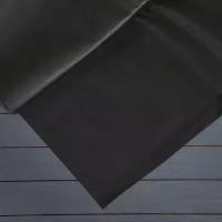 Геотекстиль термоскреплённый, 1,6 × 25 м, плотность 100 г/м², чёрный