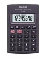 Калькулятор карманный Casio 8 разрядный, крупный дисплей (HL-4A)