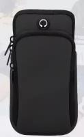 Спортивная сумка-чехол на руку для смартфона kuulaa (black)