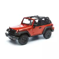 Maisto Машинка Jeep Wrangler Rubicon 2014, 1:18 оранжевый