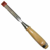 Стамеска Ермак, 16 мм, на деревянной ручке, со скосами вдоль рабочей части, 1 шт