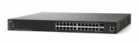 Cisco SG350X-24P-K9-EU Коммутатор 24-портовый Cisco SG350X-24P 24-port Gigabit POE Stackable Switch