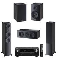 Комплекты 5.0- канальные PULT.ru Heco Aurora 700 Set 5.0 (700+300+Center) black + Denon AVR-S960H