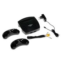 Retro Genesis Игровая приставка Retro Genesis 8 Bit Wireless, AV кабель, 2 беспр. джойст., 300 игр, черная