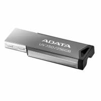 Флешка USB A-Data UV350 256ГБ, USB3.0, серебристый [auv350-256g-rbk]