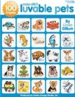 Буклет со схемой для вышивания "100 More Luvable Cross Stitch Pets" / Leisure Arts, артикул 4413