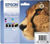 Набор картриджей Epson T0715 DURABrite Ultra Ink Multipack, струйные