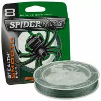 Spider, Шнур Spiderwire Stealth Smooth 8 Braid, 150м, Темнозеленый, 0.07мм, 6.0кг