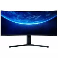 XIAOMI Монитор Xiaomi Curved Monitor, 34", VA, 3440x1440, 144Гц, 4мс, D-Sub, HDMI, DVI, DP черный