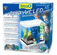 Аквариум Tetra AquaArt Discovery LED Cray 30л белый 39х27,5х42см