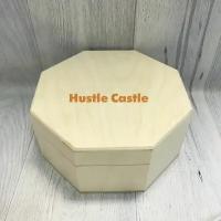 Шкатулка с гравировкой Hustle Castle, Хастл Кастл №1, 12 см