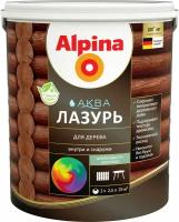 Аква Лазурь для дерева Alpina прозрачный 2,5 л